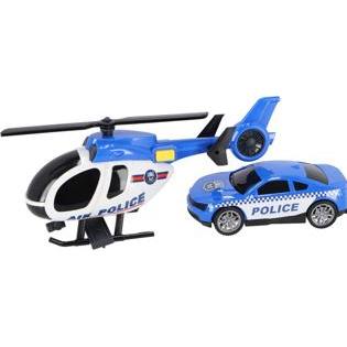 Thumbnail - Rapid wheels Polizeifahrzeuge Hubschrauber+Auto +L/T