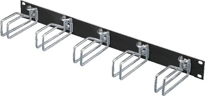 Actual product image Rittal Cable management panel with steel rings, 1U, 19 inch, 1 pc(s)