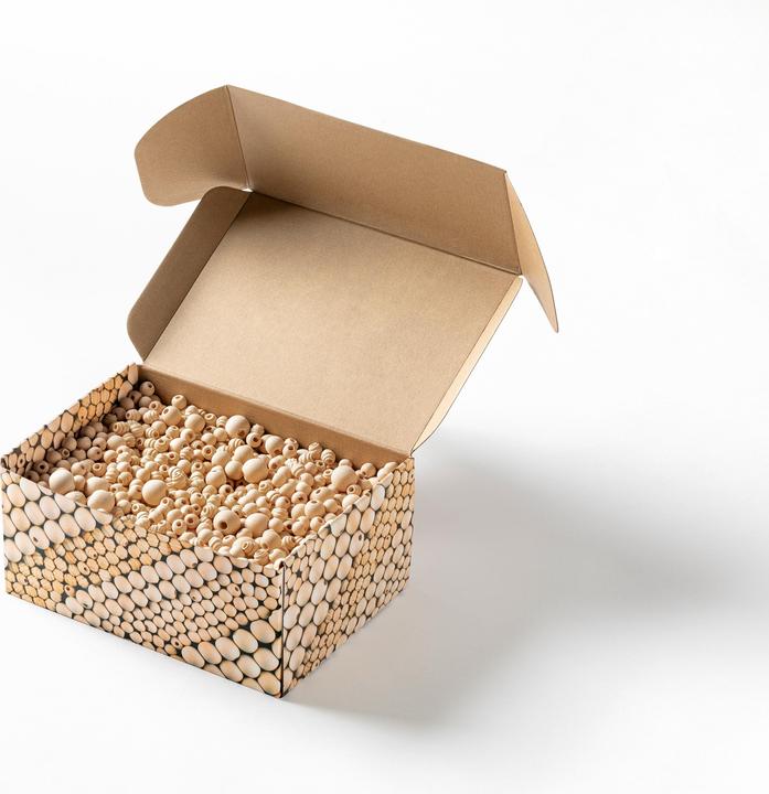 Image du produit Folia Holzperlen natural 1000g