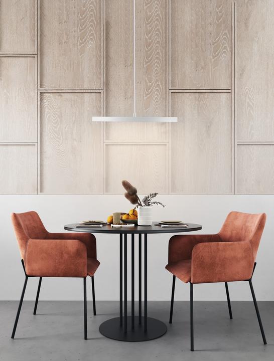 Productafbeelding Nova Luce ANDRIA LED hanglamp wit 30W warm wit 180x40cm dimbaar 9212910 (2221 lm)