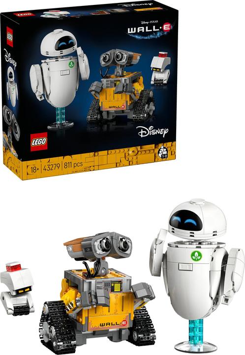 Actual product image LEGO Wall-E and Eve (43279, LEGO Disney)