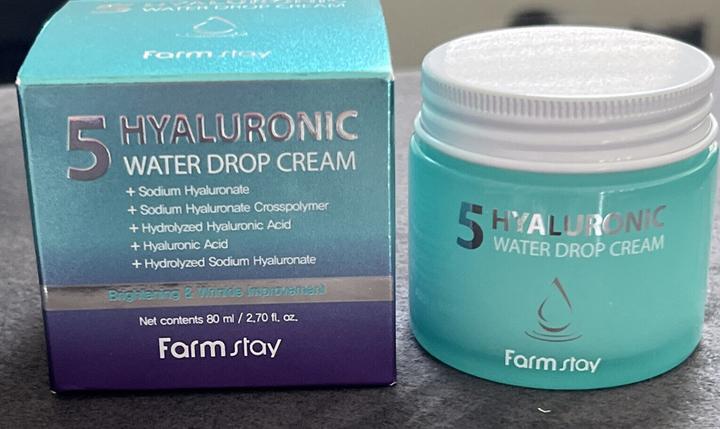 Actual product image Farm Stay 5 Hyaluronic Water Drop Cream (80 ml)