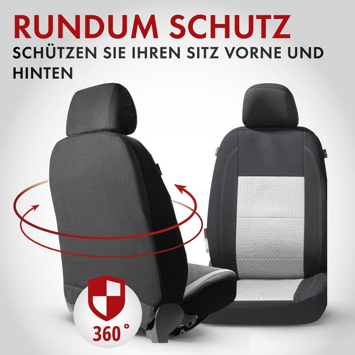 Actual product image Walser Premium car seat covers Avignon with zip, ZIPP-IT car seat covers