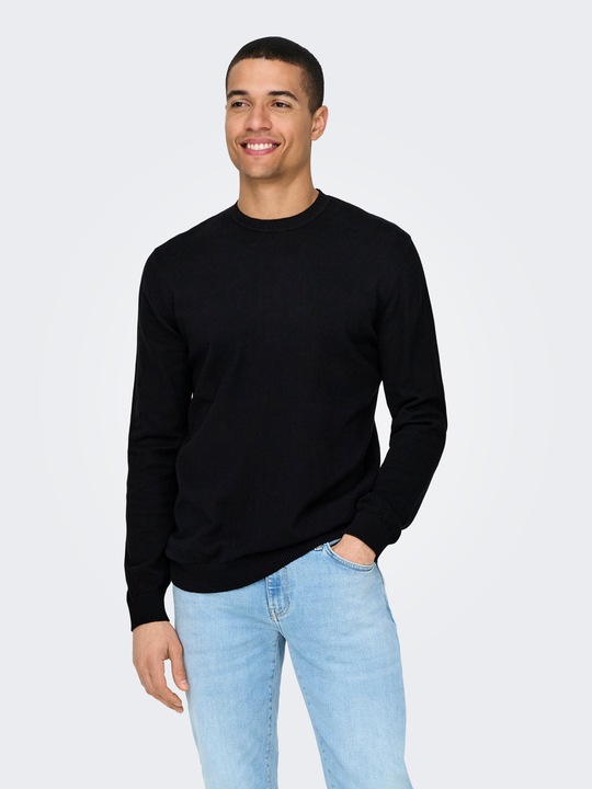 Image du produit Only & Sons Onsloui Reg 12 Mel Crew Knit Noos (XS)