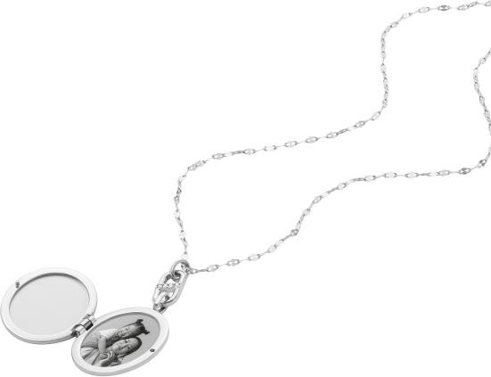 Actual product image Fossil Locket Collection (Stainless steel, 40 - 45 cm)