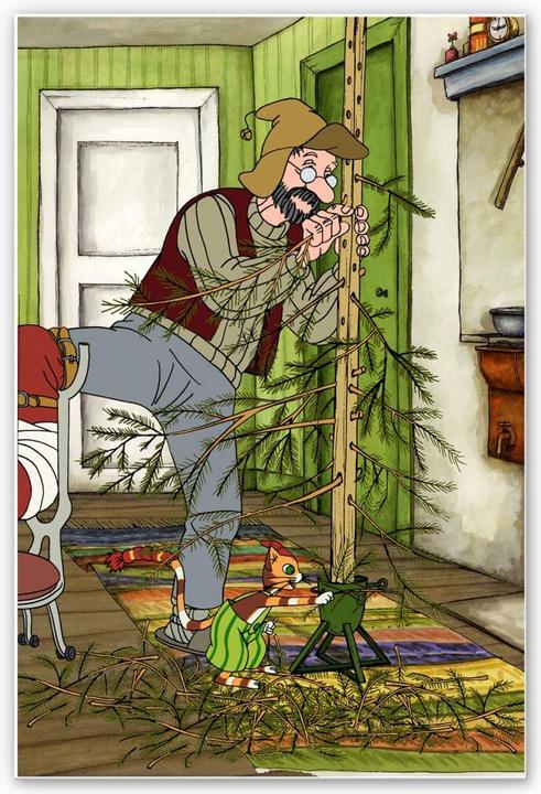 Image du produit Pettersson und Findus Un arbre de Noël pour les hommes (40 x 60 cm)