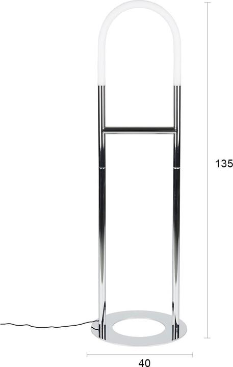 Actual product image Zuiver Floor Lamp Arch Chrome