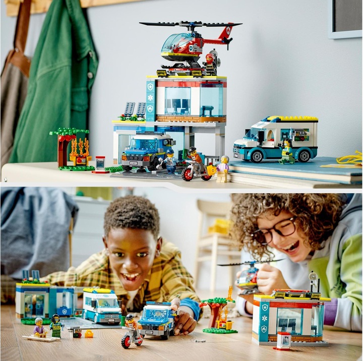 Produktbild LEGO Hauptquartier der Rettungsfahrzeuge (60371, LEGO City)