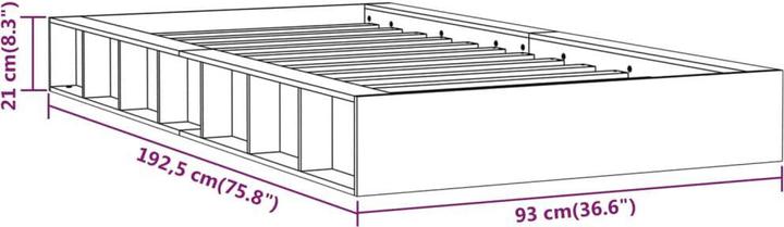 Actual product image vidaXL Jemma (75 x 190 cm)