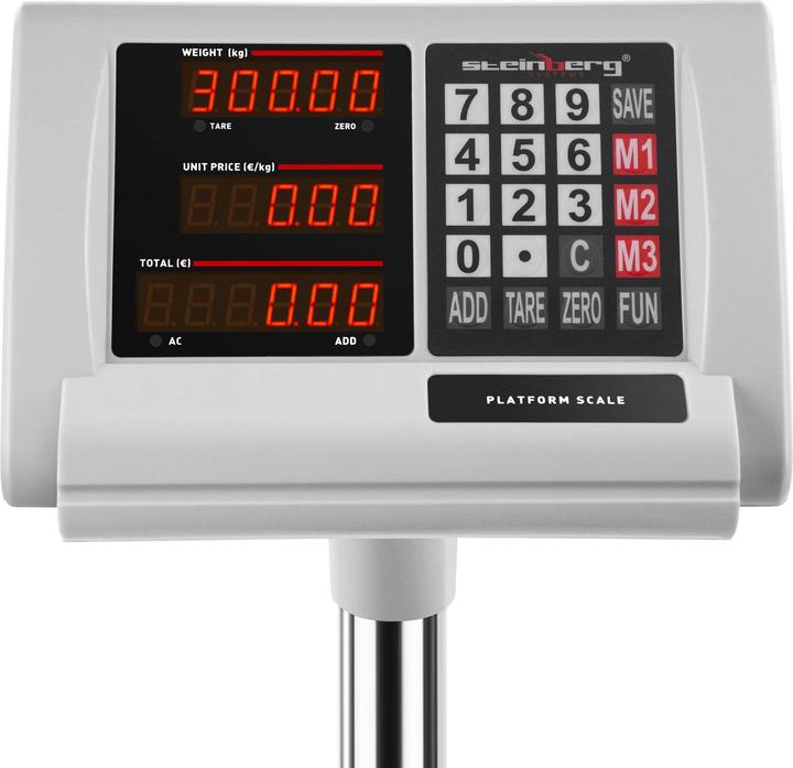 Actual product image Steinberg Platform Scale - 300 kg / 50 kg - 50 x 40 cm