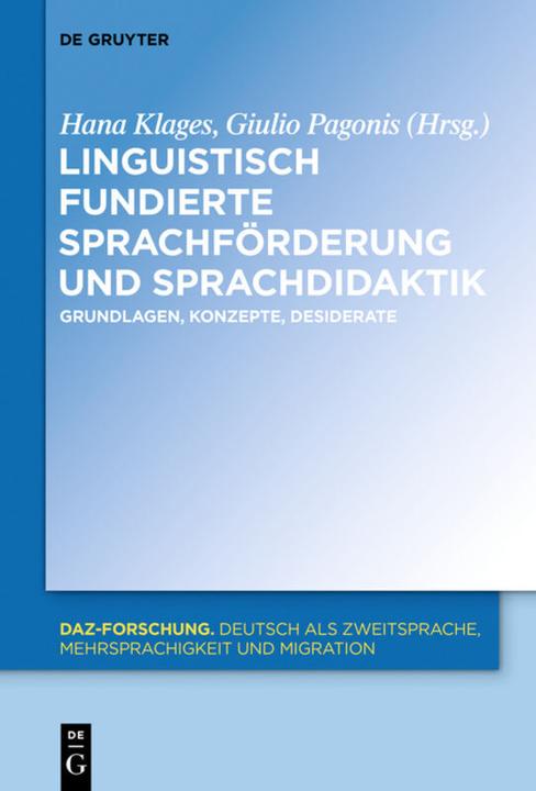 Produktbild Linguistisch fundierte Sprachförderung und Sprachdidaktik (Deutsch, 2017)