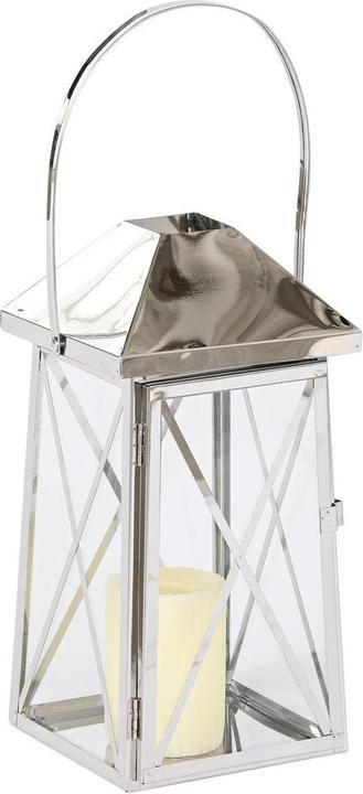 Actual product image Esprit Lantern Home Silver Crystal Steel Chromed 20 x 20 x 48 cm (3 Pieces)