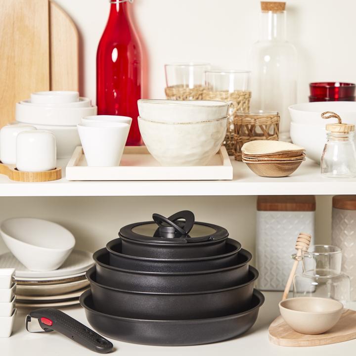 Image du produit Tefal Ingenio Eco resist friteuse 28 cm noir (28 cm, Poêle à frire, Aluminium)