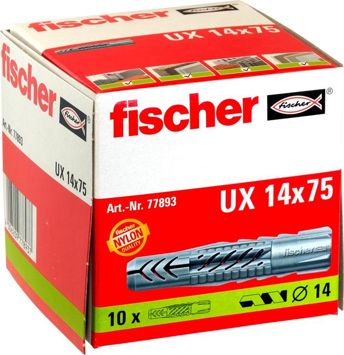 Produktbild Fischer Universaldübel UX 14x75 (10 Stk.)