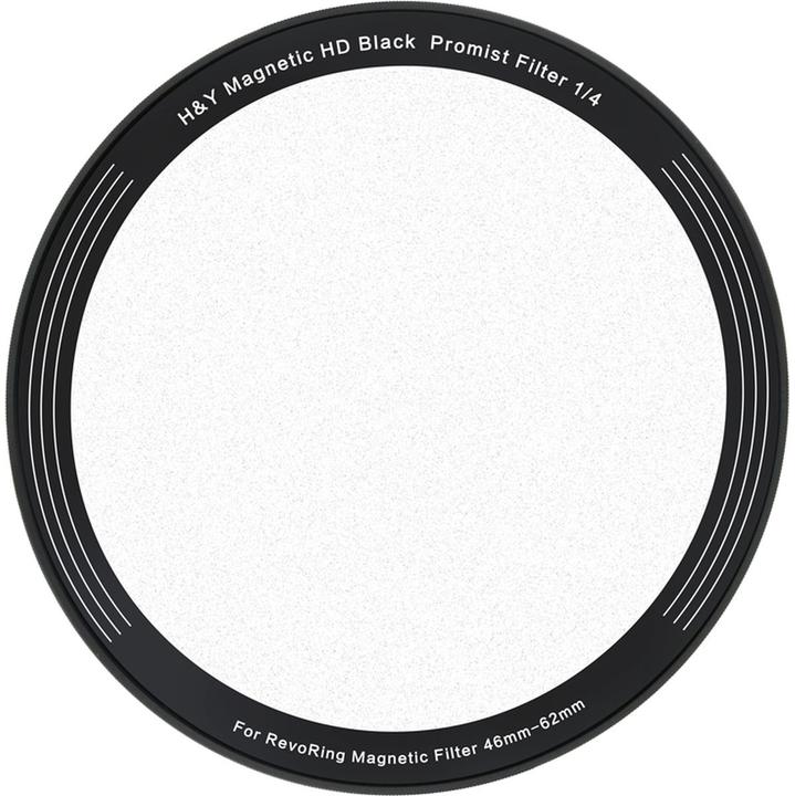 H&Y Black Mist Magnetic 1/4 Clip-on Filter for REVORING 46-62mm (62 mm, Filtre Black Mist)