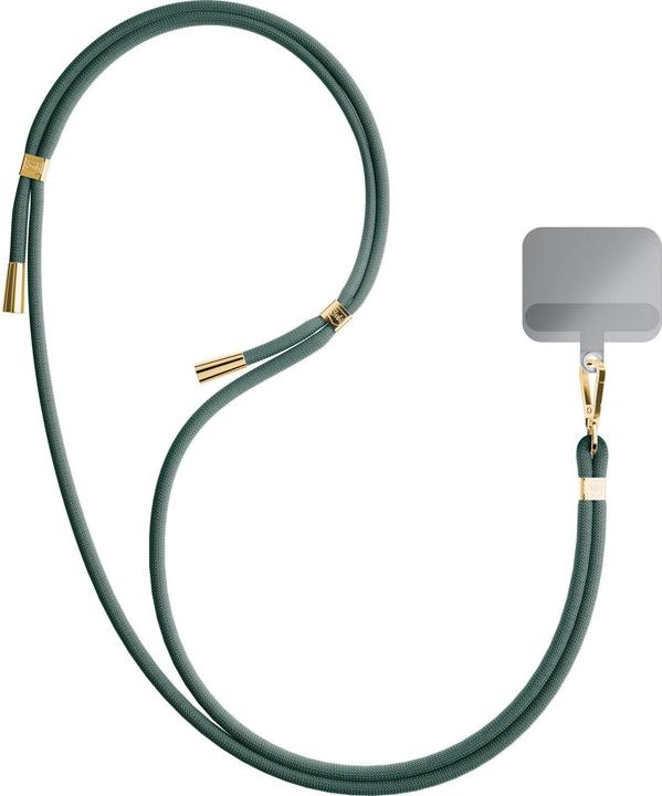 Actual product image 3MK EasyClip Dark Green (gold) smycz do telefonu