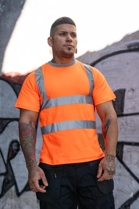 Actual product image Korntex Hi-Vis Poly T-Shirt (S)