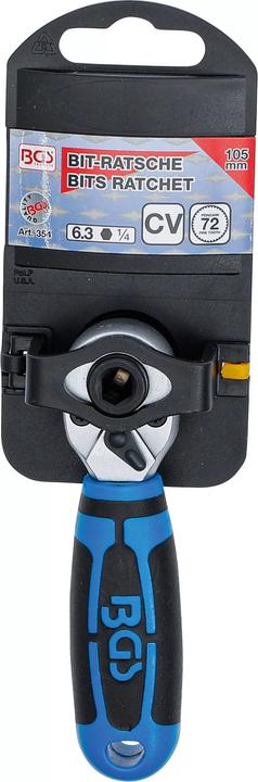 Actual product image BGS Bit Ratchet internal Hexagon 6.3 mm (1/4") (1/4")