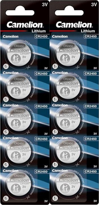 Actual product image Camelion CR2450 Lithium (10 pcs., CR2450, 550 mAh)