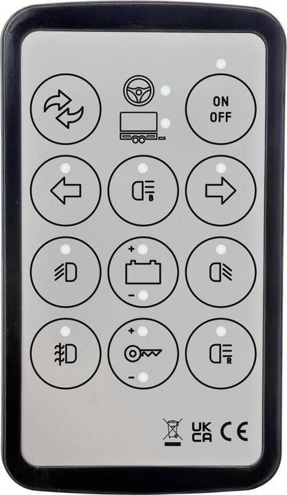 Produktbild SecoRüt 70210 12 Volt Funk Anhängersteckdosentester Wireless Kit 13&7 pol. Zugwa