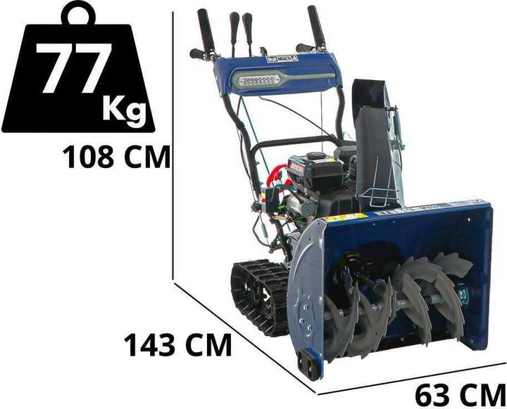 Produktbild BullMach RaupenSchneefräse (61 cm)