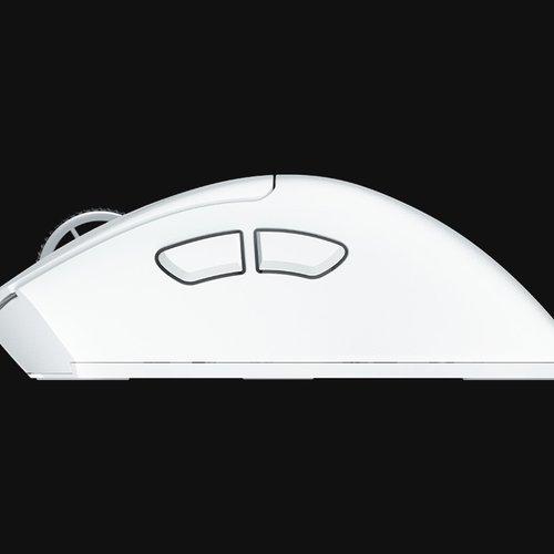 Actual product image Razer Deathadder V4 Pro Mouse White (Wireless, Cable)