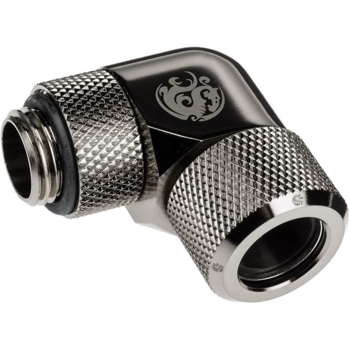 Thumbnail - Bitspower Advanced Multi-Link Adapter Anschluss 90 Grad G1/4 Zoll AG auf 12mm AD Hardtube - drehbar, Wasserkühlung Kompo...
