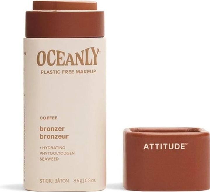 Attitude Oceanly Plastic-Free Lightweight Bronzer Stick Titanium Dioxide-Free (Bronzer)