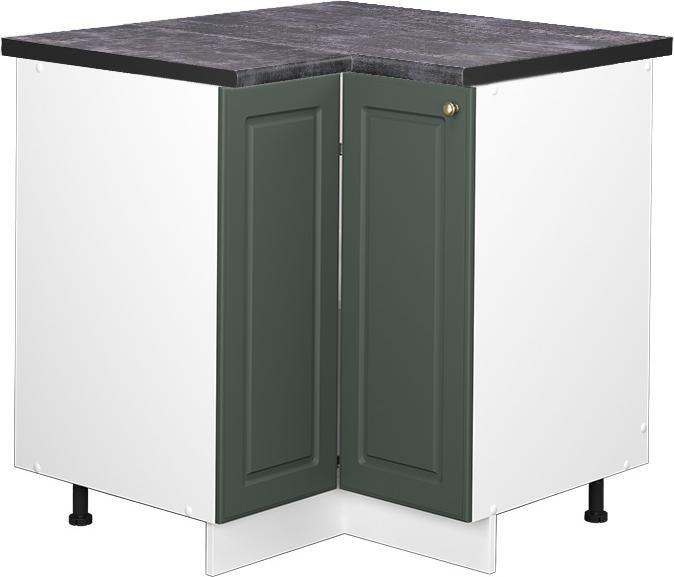 Anthrazit, Grün, Grün-Gold Landhaus, Weiss