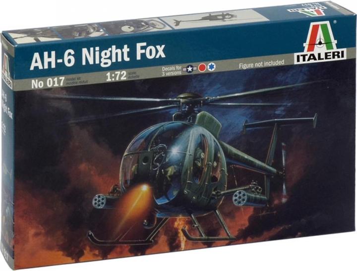 Actual product image Italeri AH-6 Night Fox