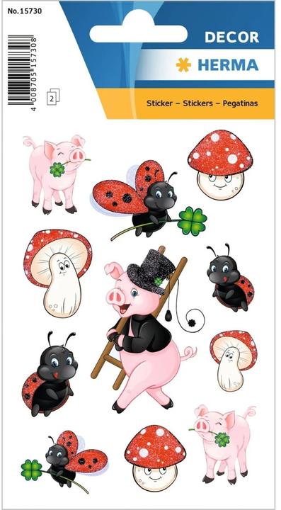 HERMA Sticker Glück