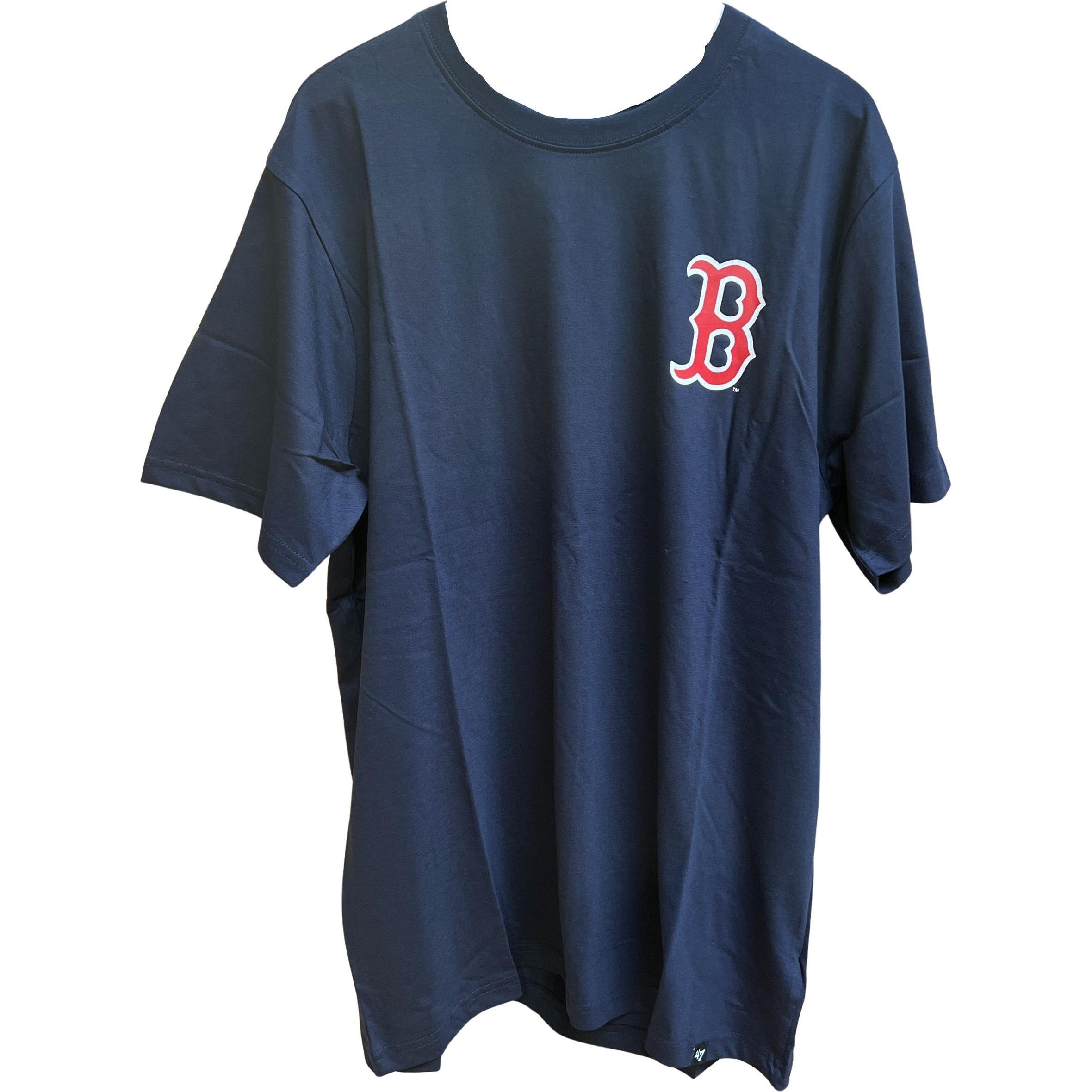 47 Brand, Shirt, MLB Boston Red Sox Backer Echo, Blau, (XL)