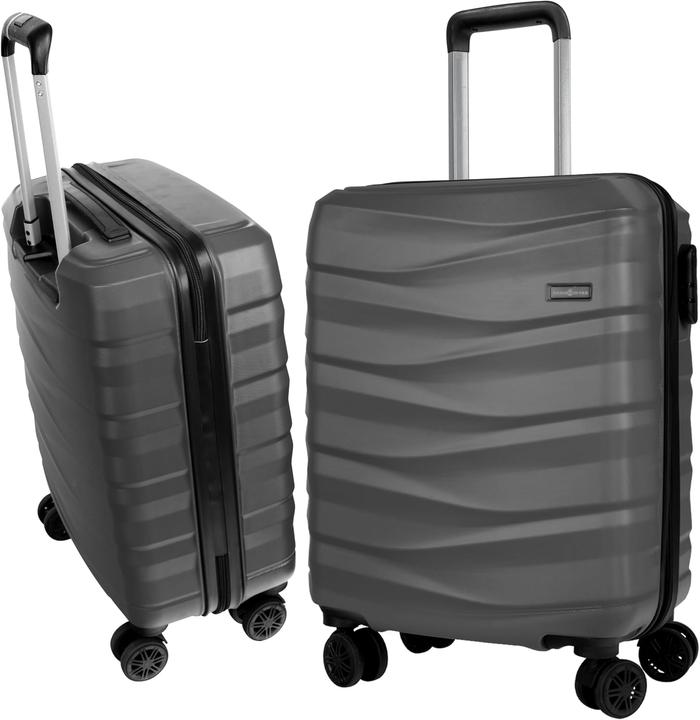 Actual product image Hansekoffer Hartschalenkoffer mit Rollen und Zahlenschloss (70 l)