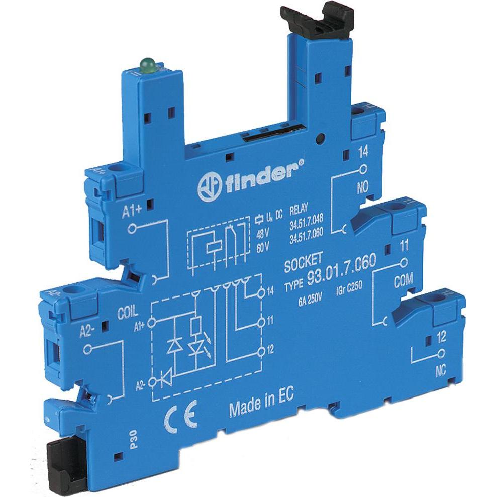 Finder, Zubehör Steuerungstechnik, Schraubanschluss-Fassung (Relaissockel)