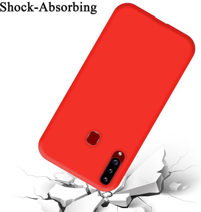 Actual product image Cadorabo TPU Liquid Silicone Case Cover (Samsung Galaxy A20s)