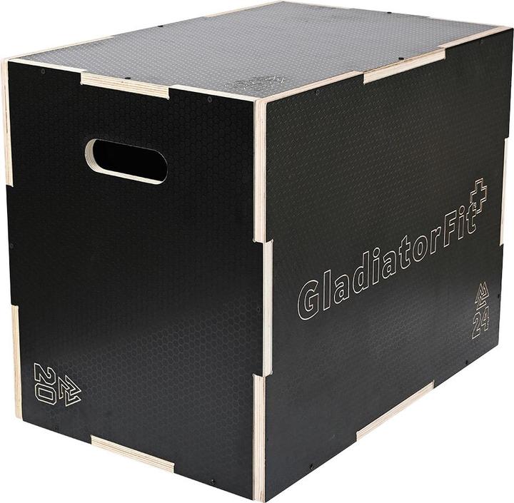 Productafbeelding Gladiatorfit Zwarte houten plyobox