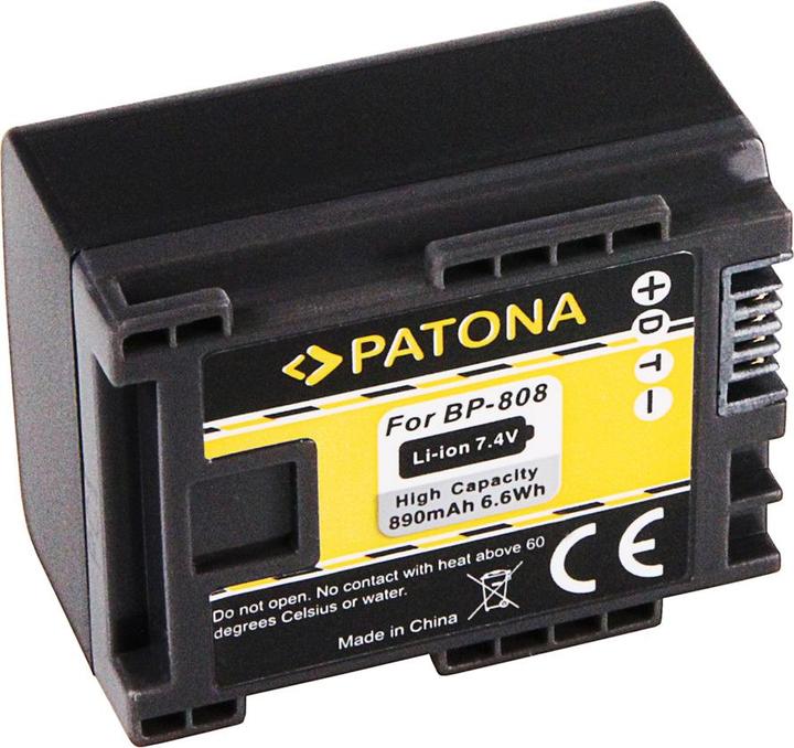 Produktbild Patona Akku f. Canon BP819 BP827 BP808 BP809 HF100 HG-20 wireless (Kamera Akku)