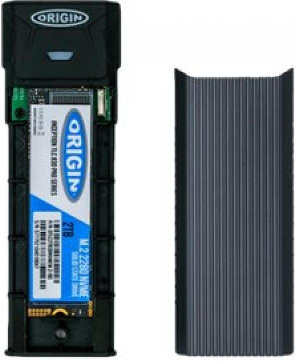 Actual product image Origin Storage OSEC256NVME External Solid State Drive Aluminum (0.26 TB)
