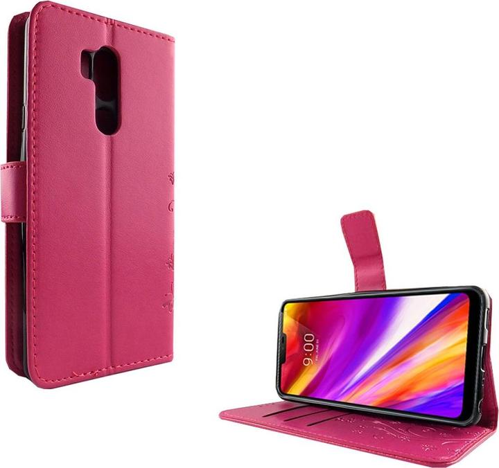 Produktbild König Design Hülle Handy Schutz für LG G7 Case Cover Tasche Wallet Etui Handyhülle Bumper Neu (LG G7)