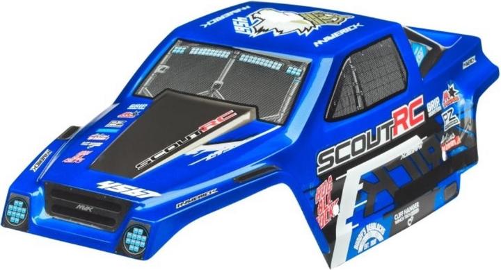 Actual product image Maverick Painted Scout Rc Bodyshell Blue W/Decals