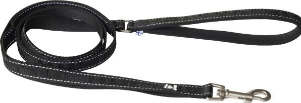 Immagine prodotto Hurtta Guinzaglio casual riflettente ECO, 180 cm/20 mm, corvino (Cane)