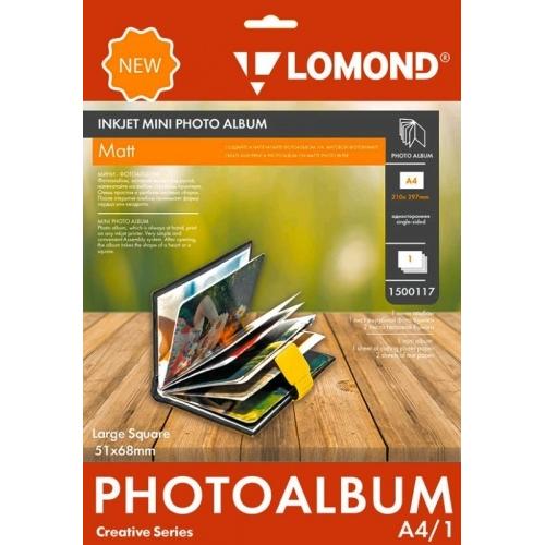 Lomond, Album fotografico, Mini album a getto d'inchiostro quadrato grande opaco 51x68 mm (grande)