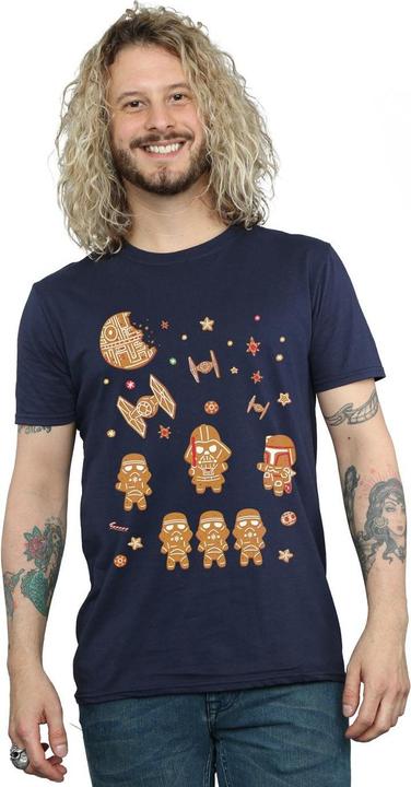 Actual product image Star Wars Mens Gingerbread Empire T-Shirt (S)