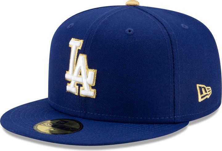 Actual product image New Era 59Fifty Fitted Cap - WORLD SERIES GOLD LA Dodgers (8)