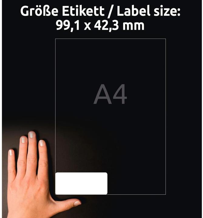 Actual product image Avery Weatherproof labels