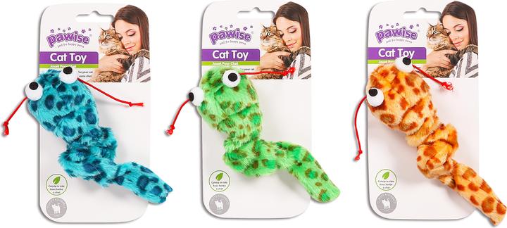 Actual product image Pawise Zappelwurm (Plush toy cat)