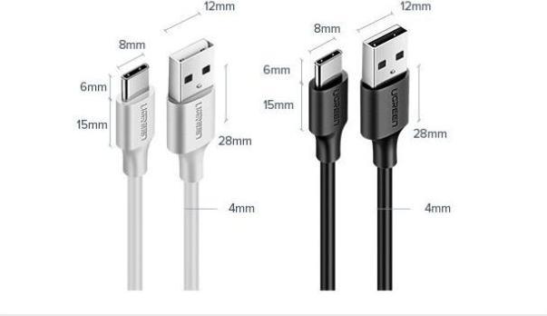 Image du produit Ugreen USB A - USB type C (3 m, USB 2.0)