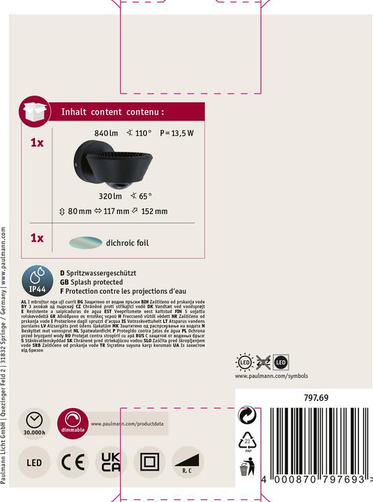 Produktbild Paulmann Sabik (390 lm)