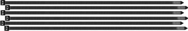 Produktbild Brady NYTIE-12.5x720-BK, Leitungs- u. Kabelbinder aus Nylon, Schwarz, 720 x 12,5mm (50 Stck) (Kunststoffkabelbinder, 720 mm, 100 Stk.)