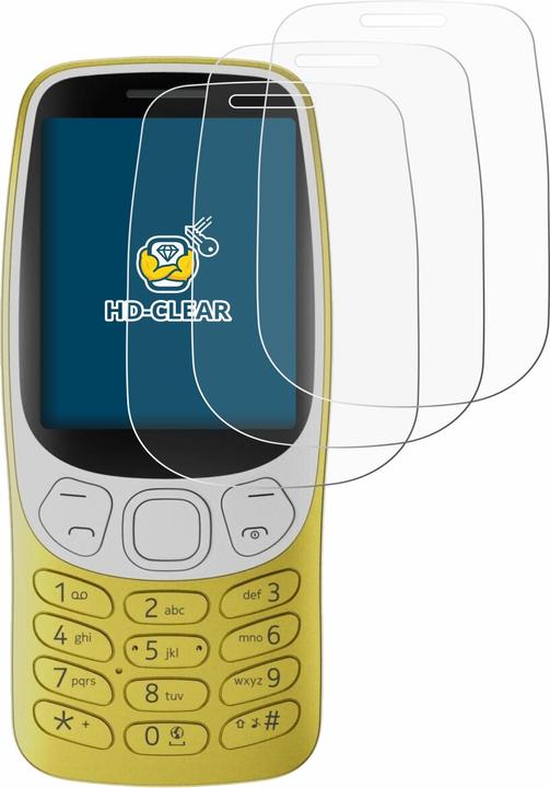 Produktbild BROTECT Schutzfolie Displayschutz Displayschutzfolie Folie Klar Transparent (6 Stück, Nokia 3210)